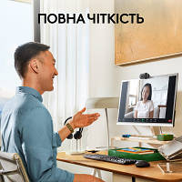 Веб-камера Logitech Brio 100 Full HD Graphite (960-001585) c