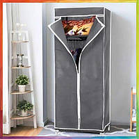 Универсальный складной тканевый шкаф для дома одежды и вещей 8865 90х45х160