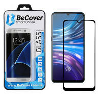 Стекло защитное BeCover Vivo V17 Neo Black (704065) m