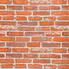 Самоклейна 3D-панель 3080х700х3мм Рудий Катеринославський Цегл SW-00001762, фото 2