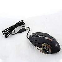 Игровая мышка с подсветкой Gaming Mouse X6 / Мышка для ноутбука / Проводная DH-503 компьютерная мышь