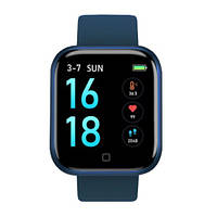 Smart Watch T80S, два браслета, температура тела, давление, оксиметр. FH-956 Цвет: синий