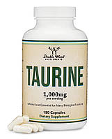 Double Wood Taurine L-Taurine / Дабл Вуд Л- таурин 500 мг 180 капсул