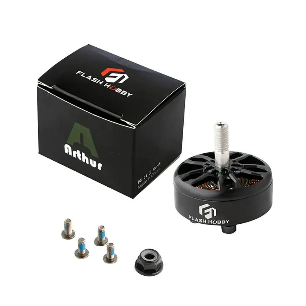 Двигун безколекторний FlashHobby Arthur 2807 1300KV black