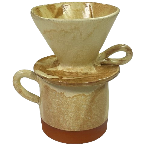 Набір V60 Wheat для приготування кави від Otem Ceramics