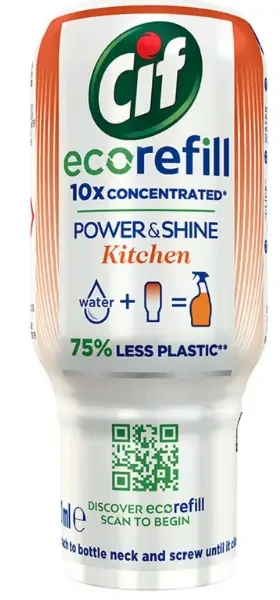 Засіб концентрат для миття всіх поверхонь на кухні Cif Power&Shine Kitchen Spray 70 мл, фото 1