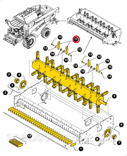 ブライアン② Нож измельчителя зубчатый New Holland: продажа, цена в Киеве
