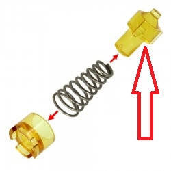 Клапан поршня термоблока для кавомашини DeLonghi 5332139500 5313268011, фото 2