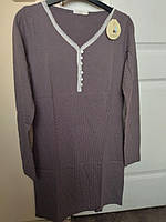 Жіноча нічна сорочка ATLANTIC NLD-199, 100 % бавовна, розмір М