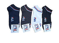 Упаковка коротких носков FILA 12 пар 4 цвета 41-45 размер