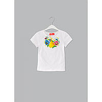 Вишиванка-футболка для дівчинки 80 Piccolo "Братчики"