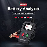 Акумуляторний тестер Kingbolen BM550 plus (6V/12V/24V, SOC, SOH) <unk>, фото 3