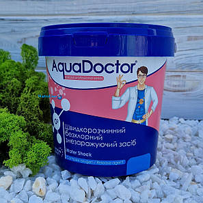 Безхлорна хімія для басейну Aquadoctor Water Shock 5 кг | Аквадоктор, фото 1