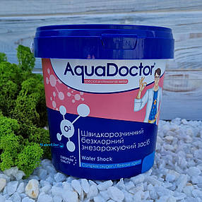 Безхлорна хімія для басейну Aquadoctor Water Shock 5 кг | Аквадоктор, фото 3