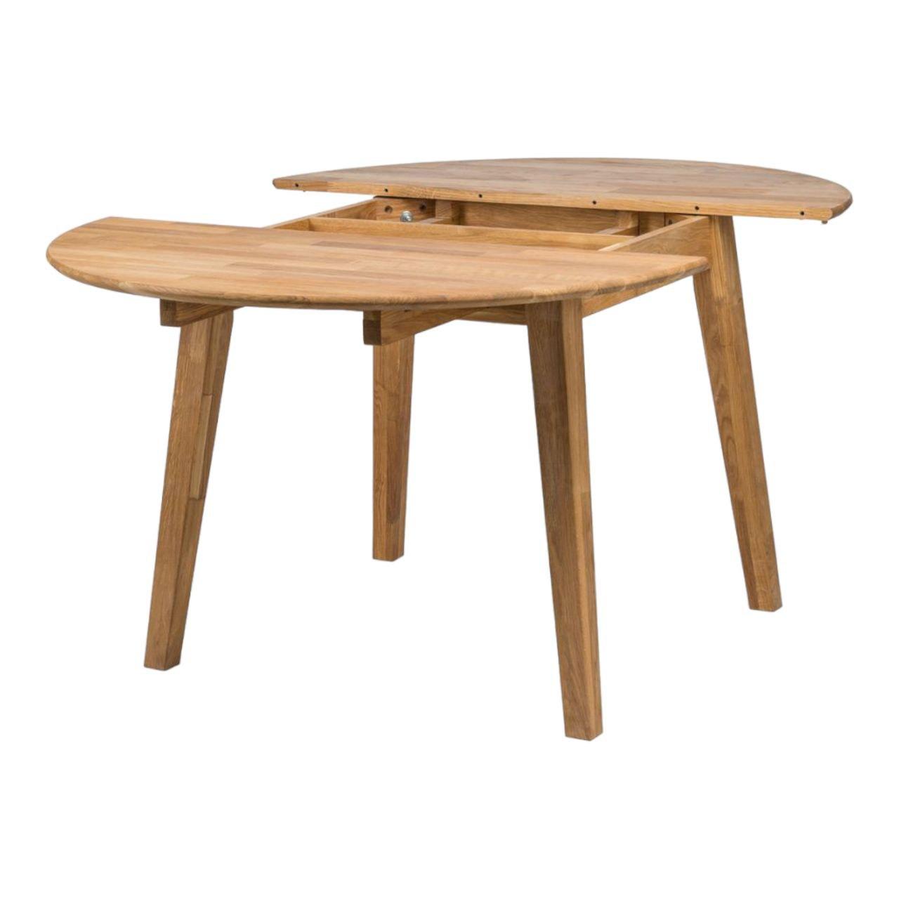 Стол кухонный Женова обеденный столик круглый на кухню небольшой раскладной деревянный современный для кухни - фото 3 - id-p1055511263
