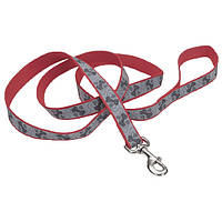 Светоотражающий поводок для собак Coastal Lazer Brite Reflective Leash 1.6 х 120 см красный с ZZ, код: 7721038