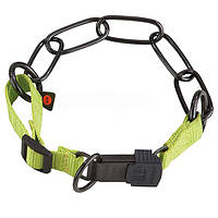 Ошейник с нейлоном для собак Sprenger Adjustable Collar with Assembly Chain 4 мм 60-65 см Зел ZZ, код: 7772195