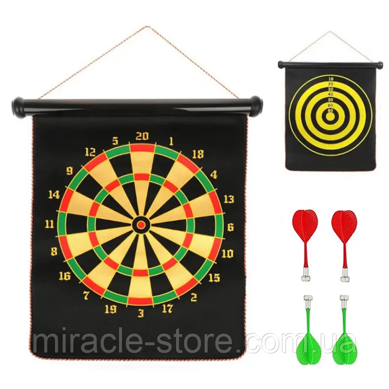 Дартс на магніті Magnet Dartboard 12 дюймів двосторонній