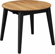 Стіл обідній дерев'яний столик круглий кухонний розкладний на кухню Женова 900 /1300 мм Колір на вибір, фото 2