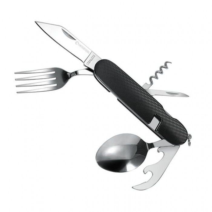 Мультинструмент туристичний, 8 в 1, Чохол мультитул INTERTOOL HT-0544, фото 1