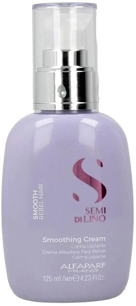 Термозахисний крем для неслухняного волосся Alfaparf milano Semi Di Lino Smoothing Cream 125 мл