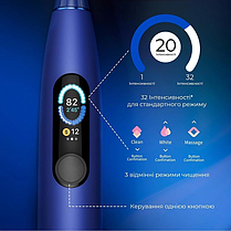 Електрична зубна щітка Oclean X Pro Navy Blue Sonic Toothbrush, фото 2