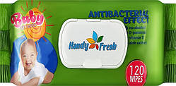 В.серветки 120шт з КЛАПАНОМ "Handy Fresh Baby" Яблуко ВЕЛИКА УПАКОВКА (1/12)