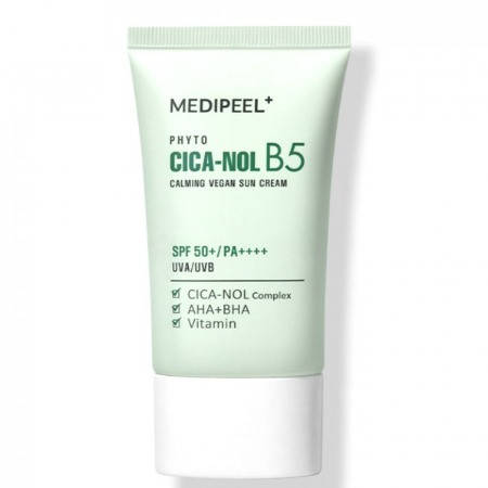 Веганський заспокійливий сонцезахисний крем Medi Peel Phyto Cica 50 мл (821987), фото 1