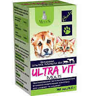 Витаминно-минеральный комплекс ModeS Ultra Multi Vit для щенков и котят 140 таблеток по 0.5 г AO, код: 7998098