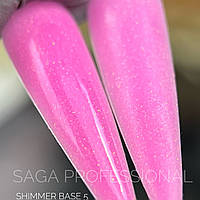 SAGA Cover Base Shimmer (с шиммером) №05, 15 мл