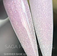 SAGA Cover Base Shimmer (с шиммером) №13, 15 мл