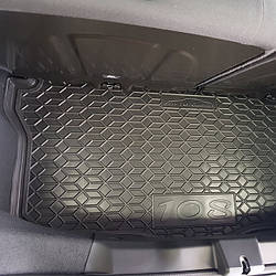 Килимок Peugeot 108 2014- AvtoGumm Автокилимок в багажник Пежо 108