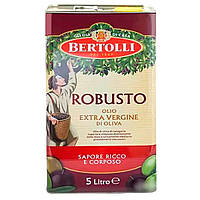 Олія оливкова Bertolli Robusto Gusto, Olio Extra Vergine di Oliva, 5 л. Ж/Б