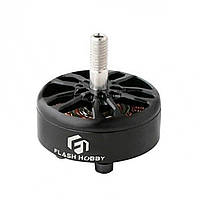 FPV бесколлекторный двигатель FlashHobby 2807 1300KV black. Мощный мотор для рамы 7"