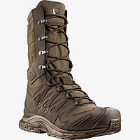 Берцы летние Salomon XA Forces JUNGLE Brown,тактические армейские ботинки саломоны коричневые НАТО для военных