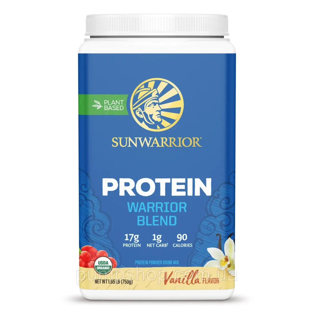 Веганський багатокомпонентний протеїн Sunwarrior Warrior Blend Organic Protein 750 г