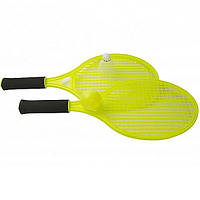 Дитячі ракетки для тенісу або бадмінтону M 5675 з м'ячиком і воланом (Жовтий)