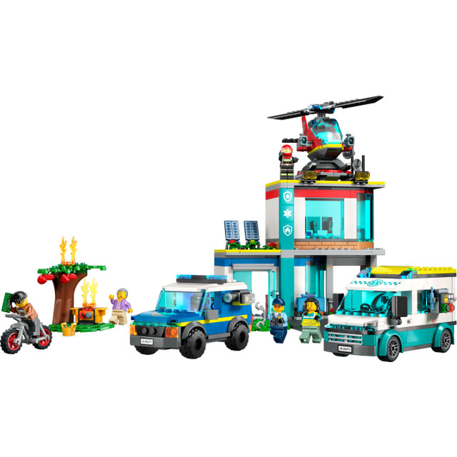 Lego City LEGO 60371 Центр управління рятувальним транспортом конструктор лего сіті 60371