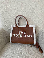 Жіноча сумка шоппер Марк Джейкобс коричнева Marc Jacobs Brown Tote Bag