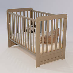 Ліжко з маятником та шухлядою Дубик-М Luxury 9803-DL-202M, капучіно