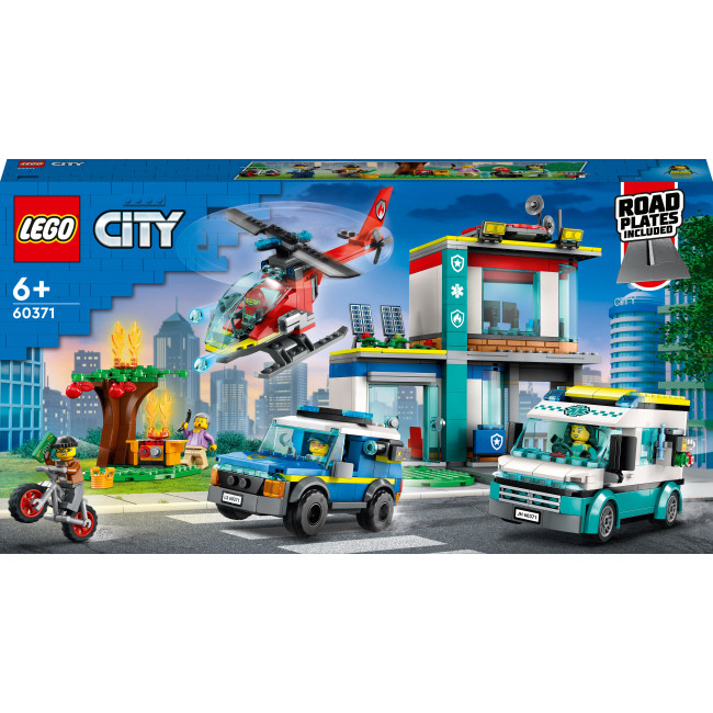 LEGO City  60371 Центр управління рятувальним транспортом конструктор лего сіті 60371