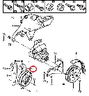 Ролик генератора на Peugeot Boxer, Citroen Jumper 1 (1994-2002) 2.5D/TD/TDi, 4007E, Autlog, Німеччина, фото 4