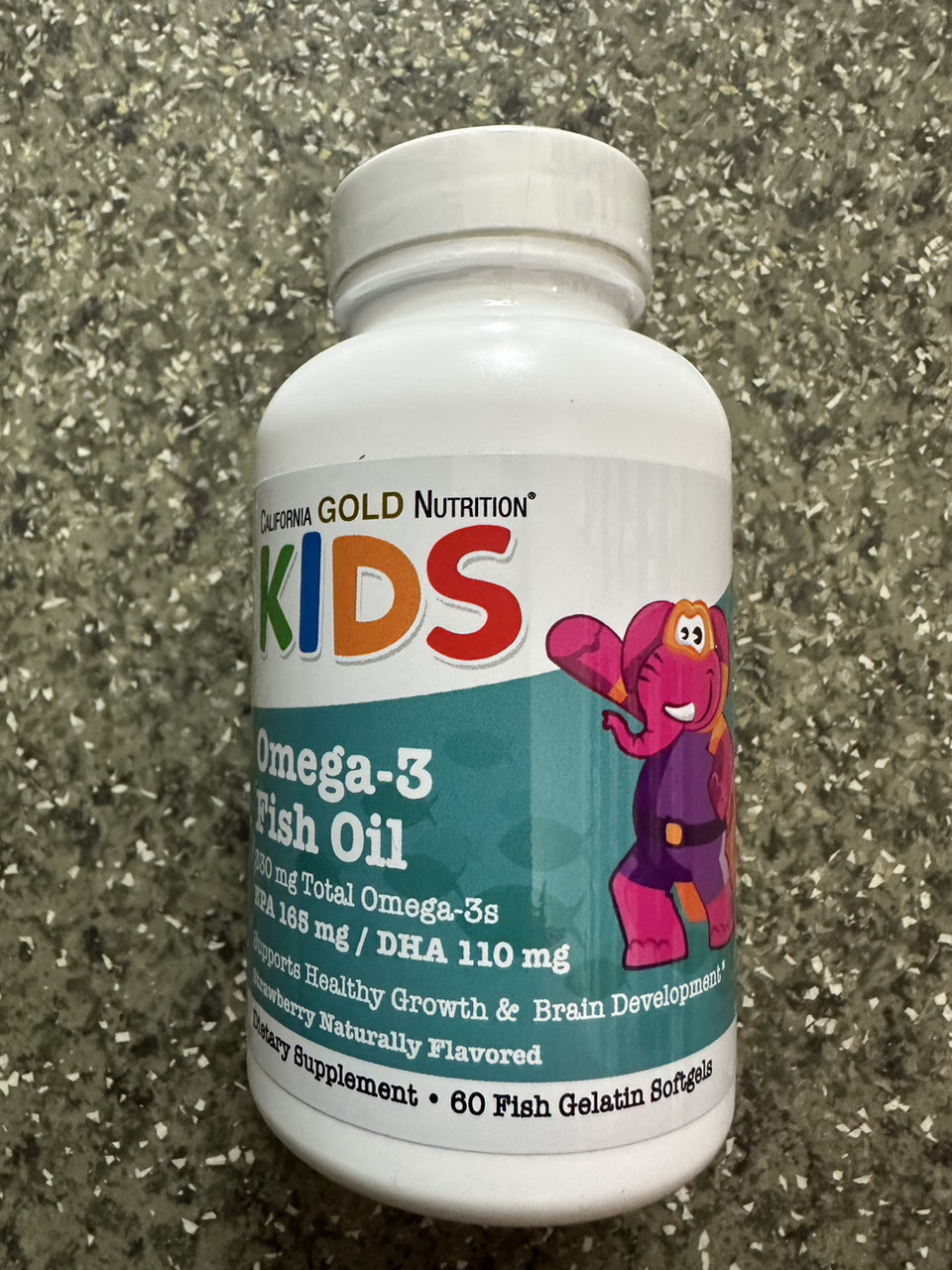 Риб'ячий жир для дітей, California Gold Kids Omega -3, 60caps, фото 1