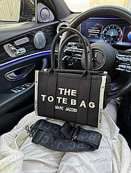 Жіноча сумка шоппер Марк Джейкобс чорна Marc Jacobs Black Tote Bag
