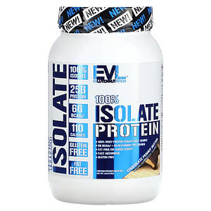 Сироватковий ізолят Evlution Nutrition 100% Isolate Protein 726 г (23 порц.) (Шоколадна арахісова паста)