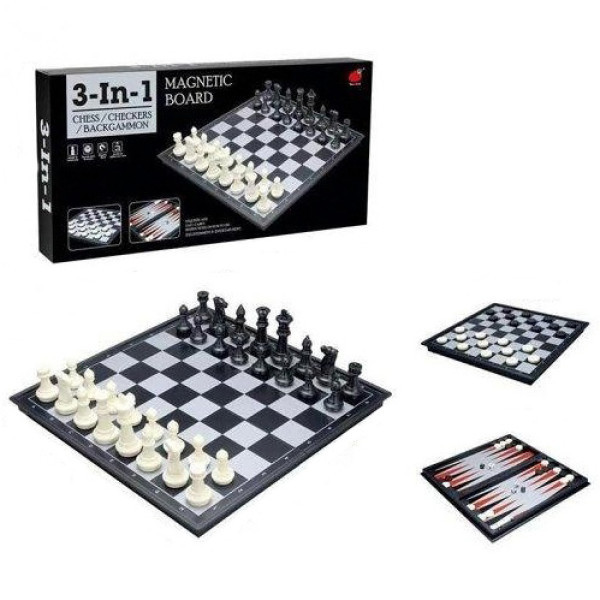 Магнітні шахи 3 в 1 20160 нарди, шахи, шашки