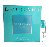 Туалетная вода Bvlgari Omnia Paraiba для женщин - edt 1.5 ml vial