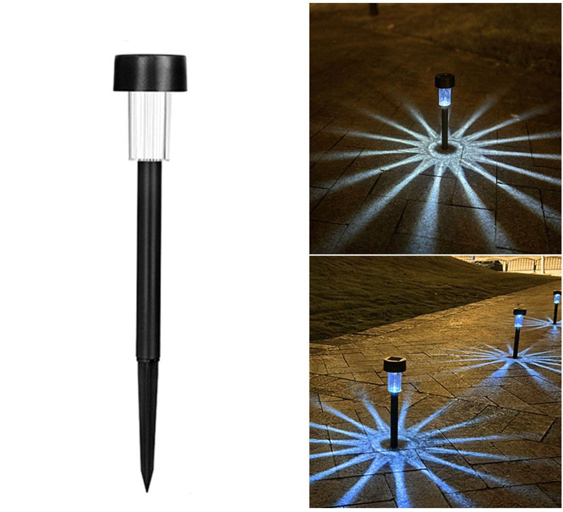 Садовий ліхтар на сонячній батареї 21,5 см 1шт, фото 1