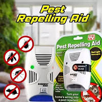 Електромагнітний відлякувач комах та гризунів, фумігатор Riddex Quad Pest Repelling Aid