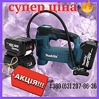 Аккумуляторный автомобильный компрессор Makita DMP180 12 л/мин 36 V 10 A с LED индикатором давления Макита